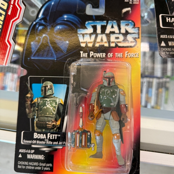 Star Wars Boba Fett Figure with Green and Orange Armor - Picture 1 of 1